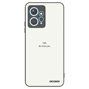 Picasee silikonski črni ovitek za Xiaomi Redmi Note 12 4G - Girl, do it for you