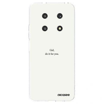 Picasee silikonski prozorni ovitek za Honor Magic4 Lite 5G - Girl, do it for you