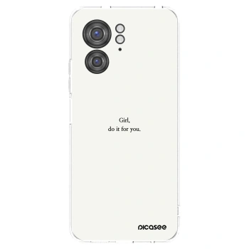 Picasee silikonski prozorni ovitek za Motorola Edge 40 - Girl, do it for you