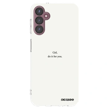Picasee silikonski prozorni ovitek za Samsung Galaxy A05s A057G - Girl, do it for you