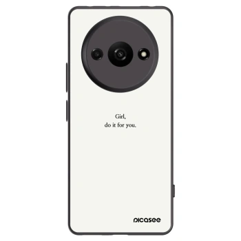 Picasee silikonski črni ovitek za Xiaomi Redmi A3 - Girl, do it for you