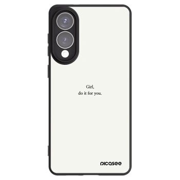 Picasee silikonski črni ovitek za Samsung Galaxy S25 Edge 5G - Girl, do it for you