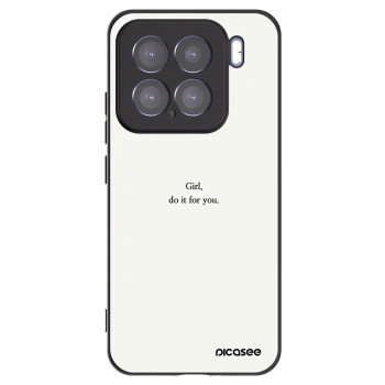 Picasee silikonski črni ovitek za Xiaomi 15 - Girl, do it for you