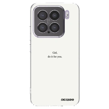 Picasee silikonski prozorni ovitek za Xiaomi 15 - Girl, do it for you