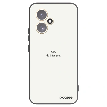 Picasee silikonski črni ovitek za Honor 400 5G - Girl, do it for you