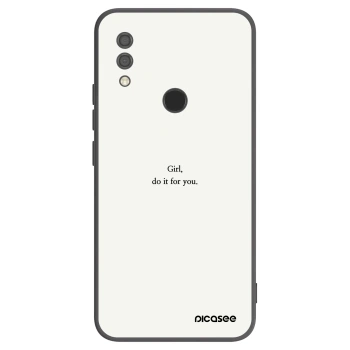 Picasee silikonski črni ovitek za Xiaomi Redmi 7 - Girl, do it for you