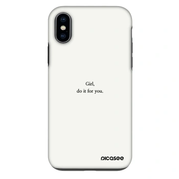 Ovitek za Apple iPhone X/XS - Girl, do it for you