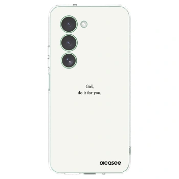 Picasee silikonski prozorni ovitek za Xiaomi Redmi 15 5G - Girl, do it for you