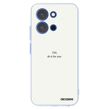 Picasee silikonski prozorni ovitek za Xiaomi Redmi 15C 4G - Girl, do it for you