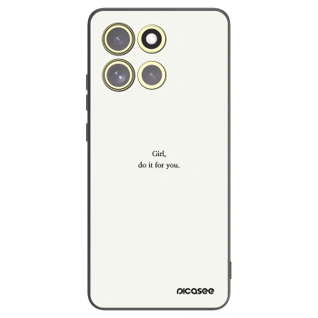 Picasee silikonski črni ovitek za Motorola Moto G86 Power 5G - Girl, do it for you