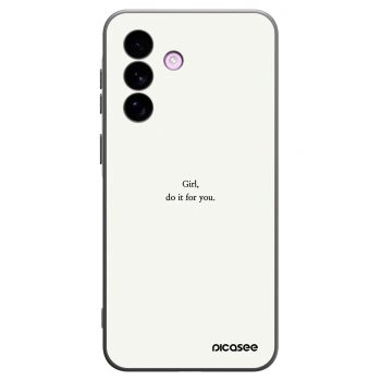 Picasee silikonski črni ovitek za Samsung Galaxy A57 5G - Girl, do it for you