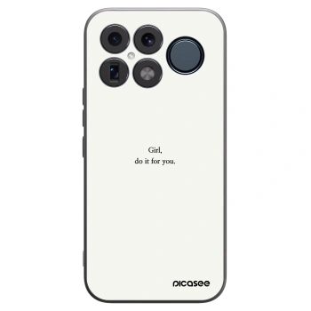 Picasee silikonski črni ovitek za Xiaomi Poco F8 Ultra - Girl, do it for you