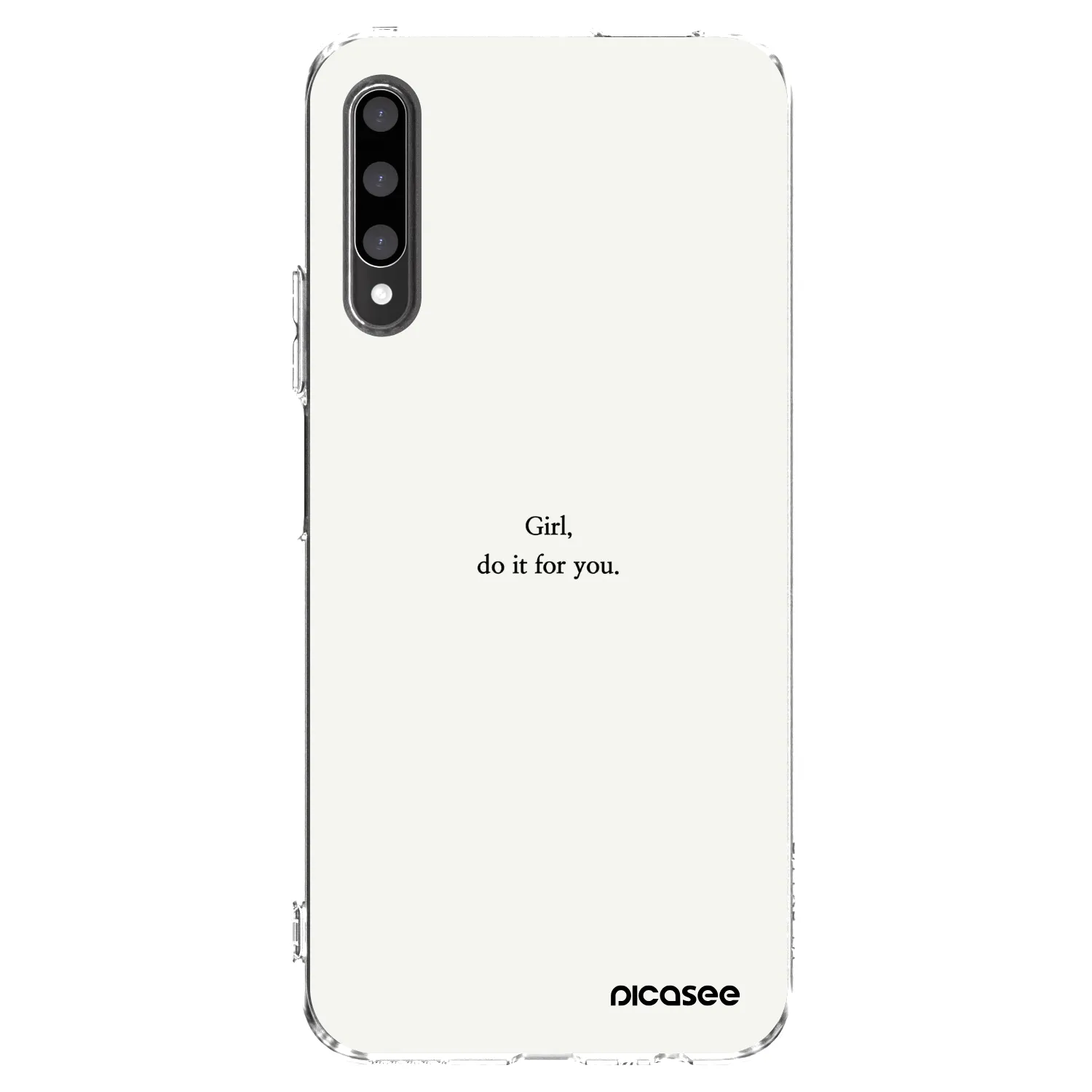 Picasee silikonski prozorni ovitek za Honor 9X Pro - Girl, do it for you