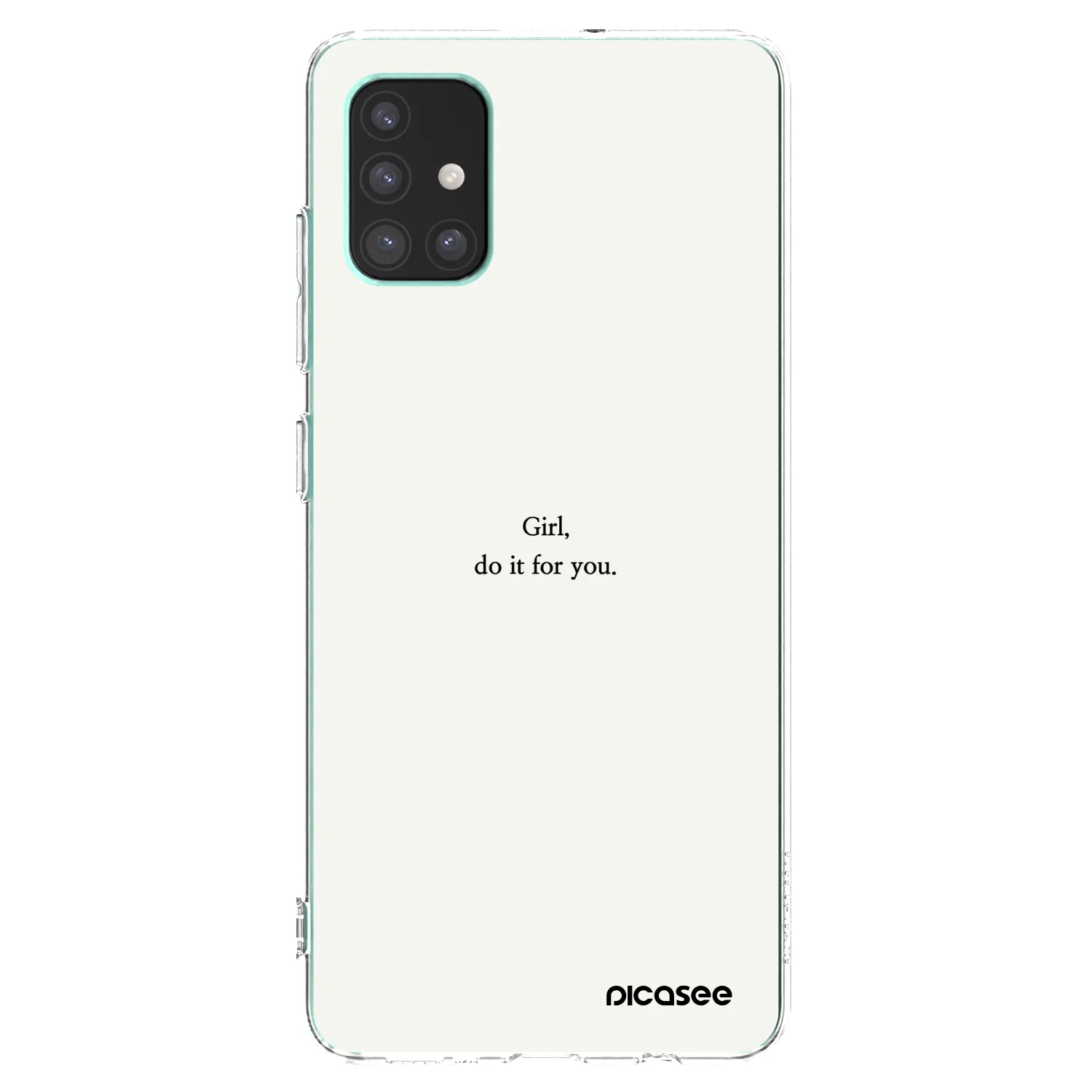 Picasee silikonski prozorni ovitek za Samsung Galaxy M51 M515F - Girl, do it for you