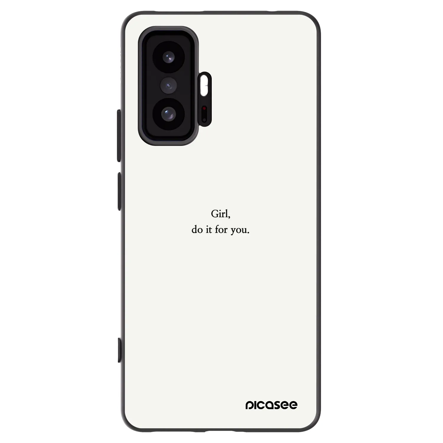 Picasee silikonski črni ovitek za Xiaomi 11T - Girl, do it for you