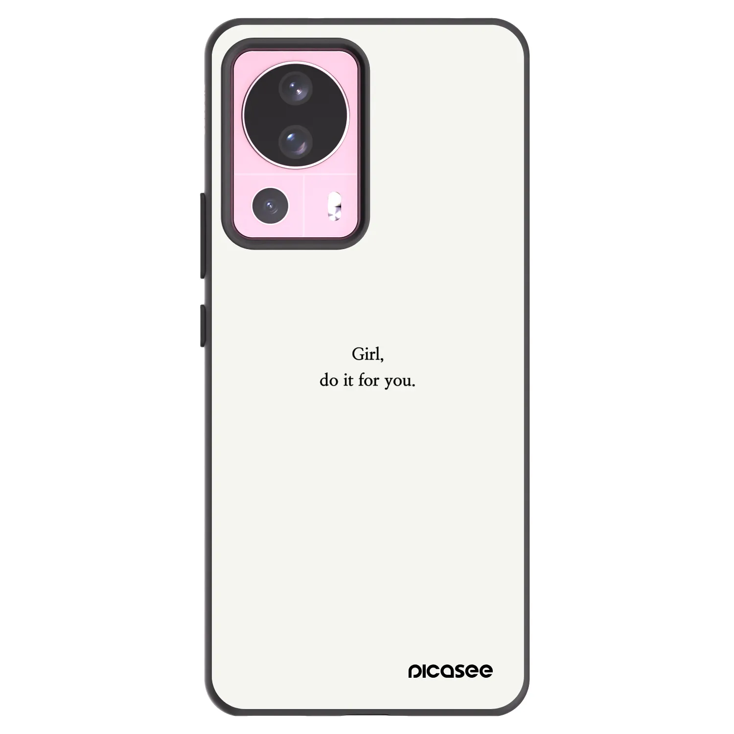 Picasee silikonski črni ovitek za Xiaomi 13 Lite - Girl, do it for you