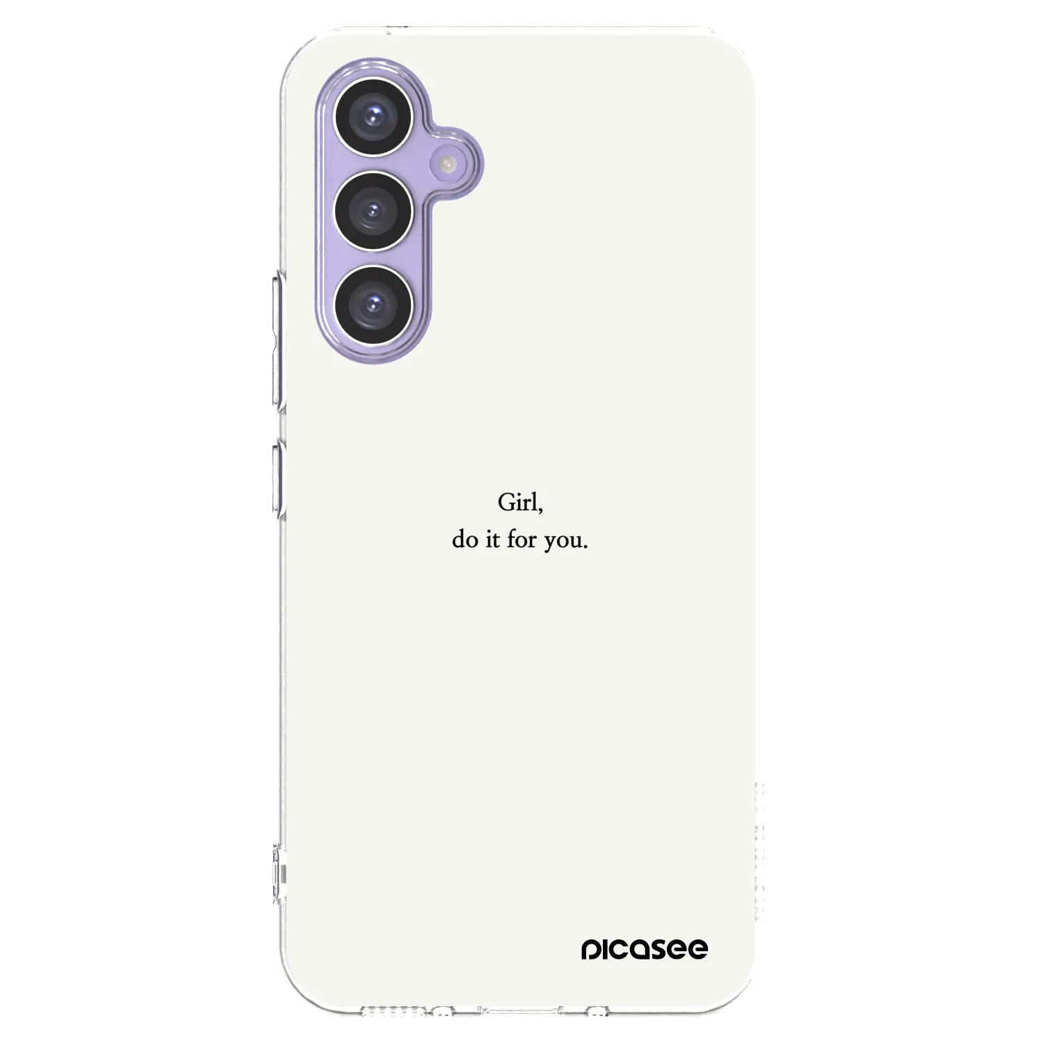 Picasee silikonski prozorni ovitek za Samsung Galaxy A54 5G A546B - Girl, do it for you