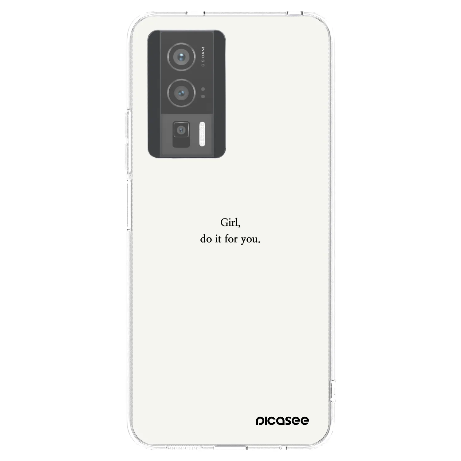 Picasee silikonski prozorni ovitek za Xiaomi Poco F5 Pro 5G - Girl, do it for you