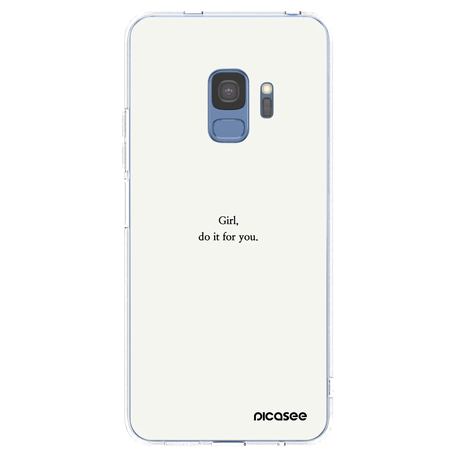 Picasee silikonski prozorni ovitek za Samsung Galaxy S9 G960F - Girl, do it for you