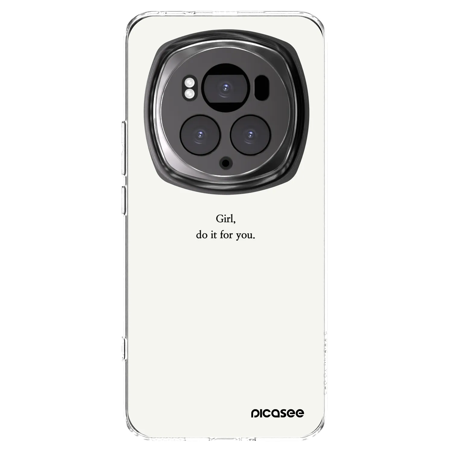 Picasee silikonski prozorni ovitek za Honor Magic6 Pro - Girl, do it for you