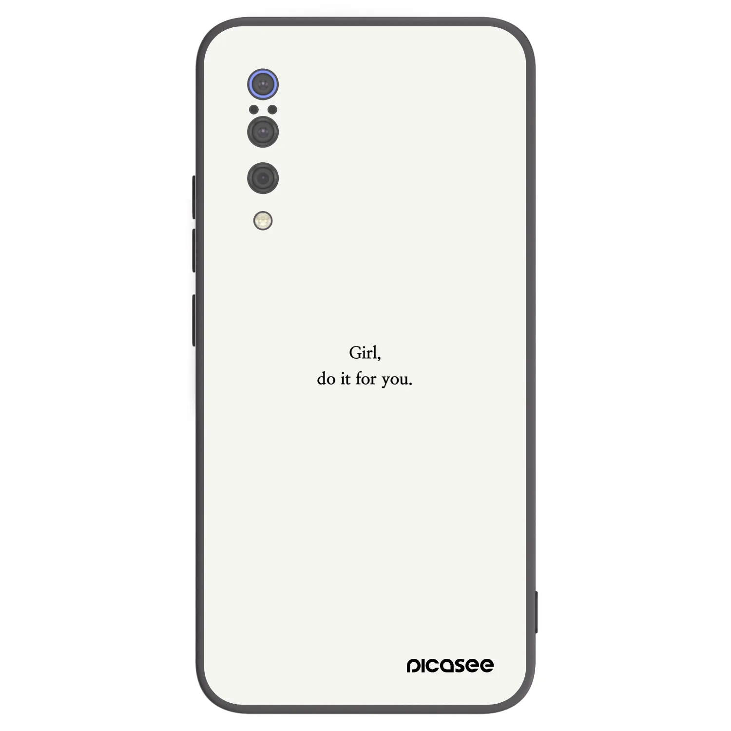 Picasee silikonski črni ovitek za Xiaomi Mi 9 - Girl, do it for you