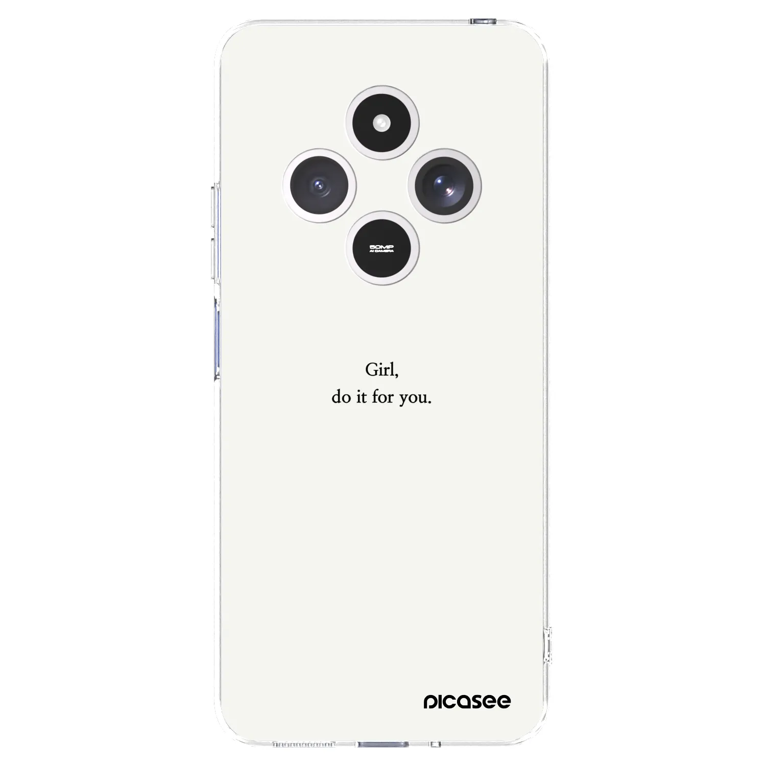 Picasee silikonski prozorni ovitek za Xiaomi Redmi 14C - Girl, do it for you