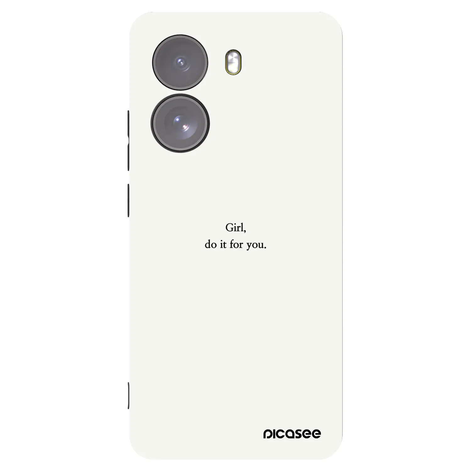 Picasee silikonski črni ovitek za Xiaomi Poco X7 - Girl, do it for you