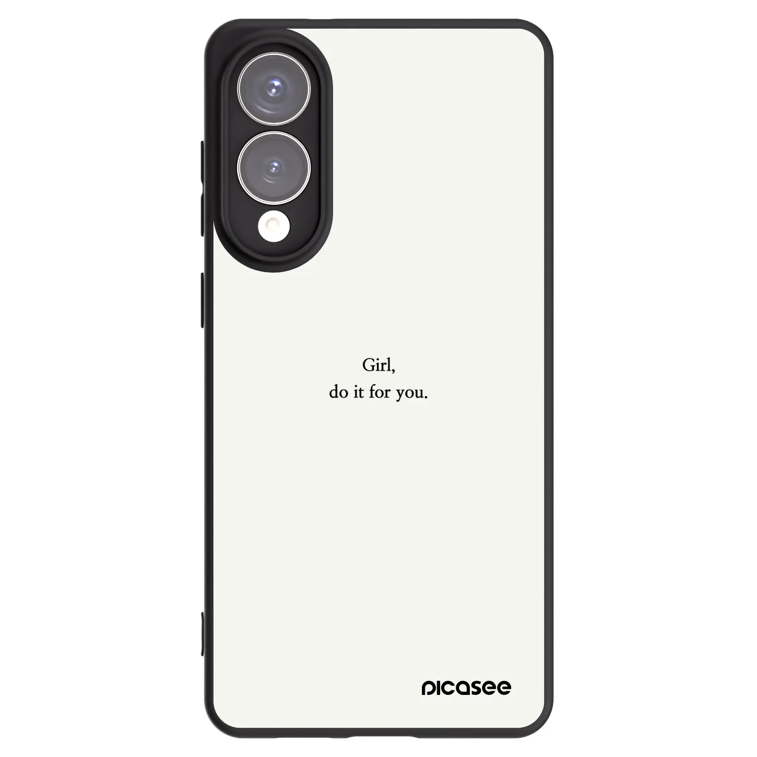 Picasee silikonski črni ovitek za Samsung Galaxy S25 Edge 5G - Girl, do it for you