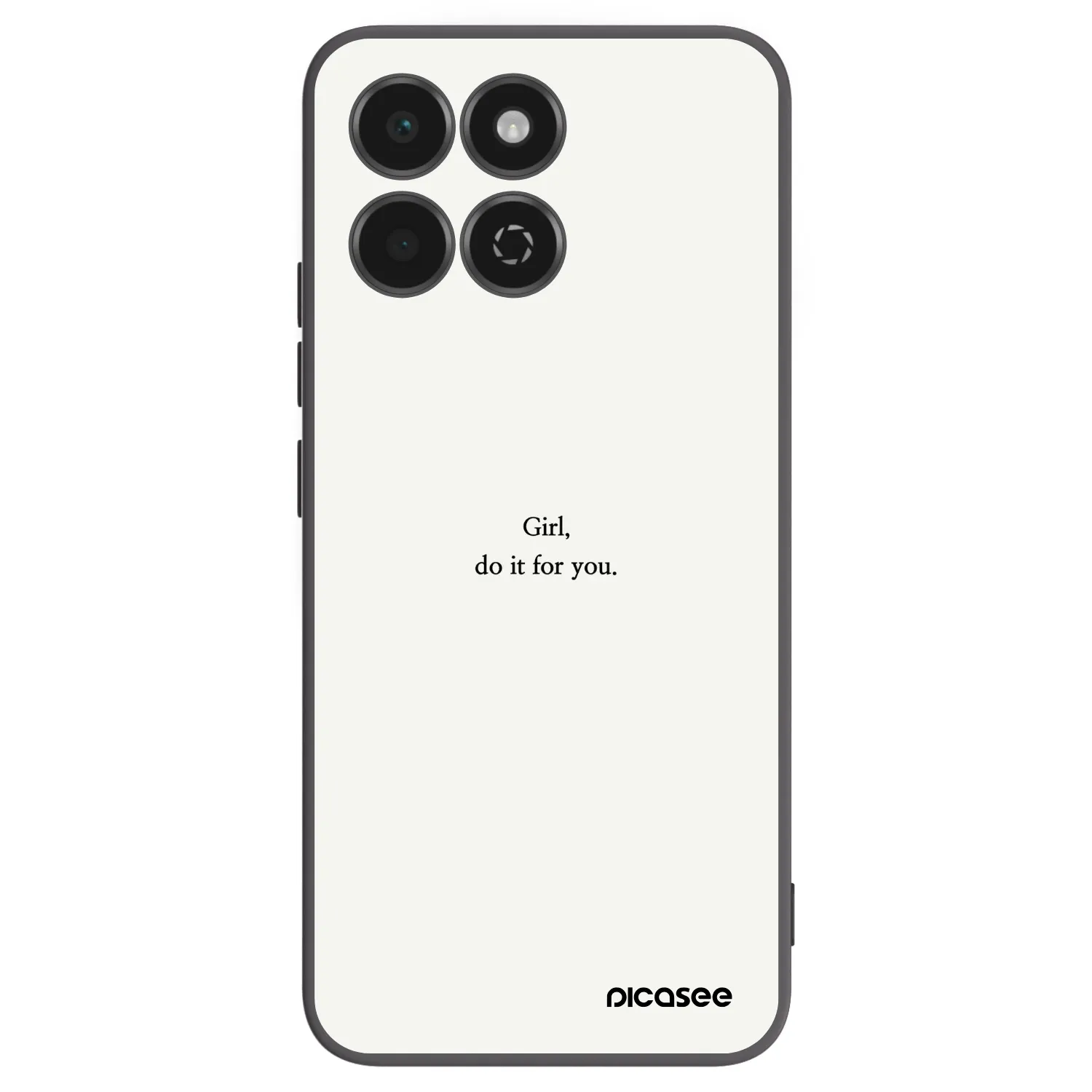 Picasee silikonski črni ovitek za Honor 200 Smart 5G - Girl, do it for you