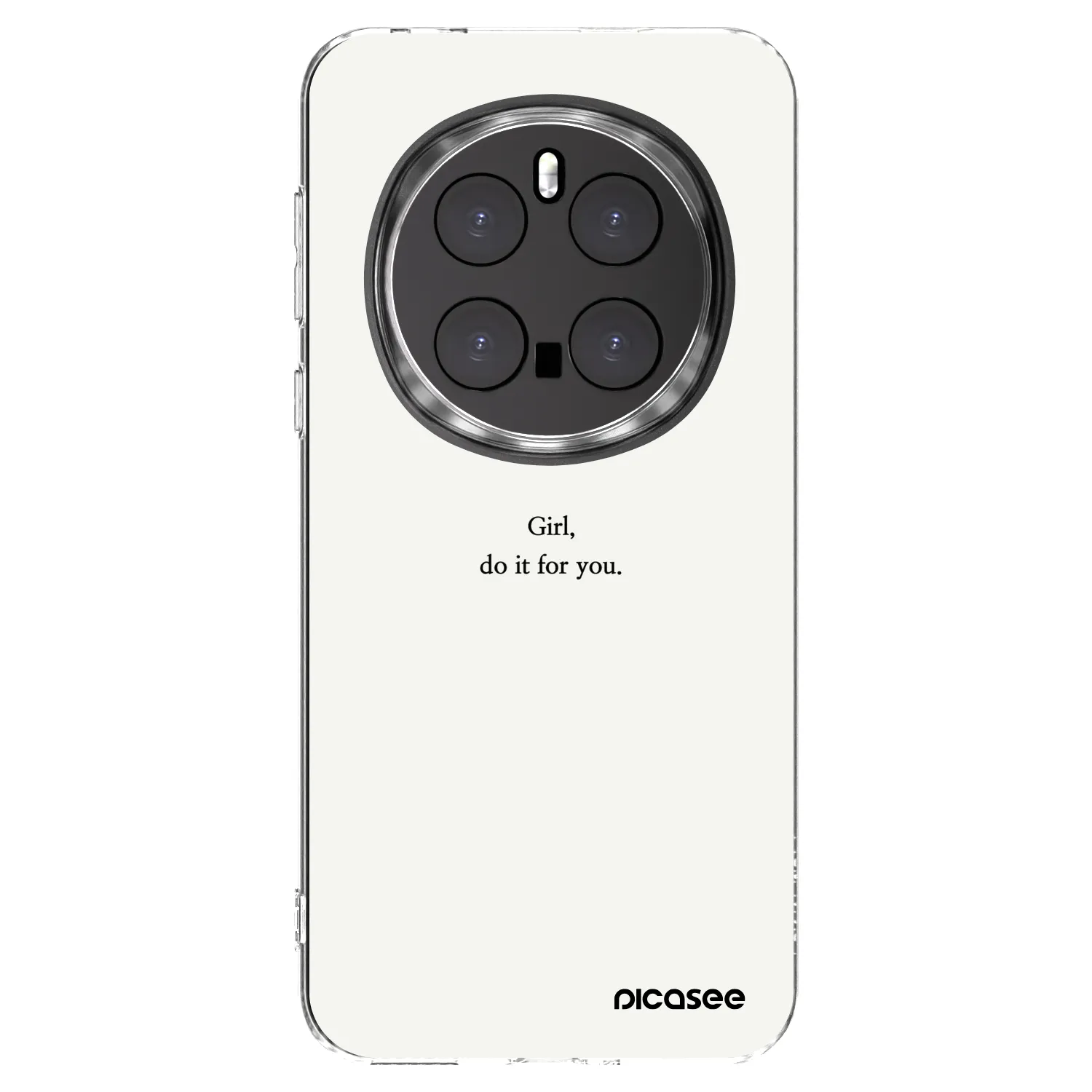 Picasee silikonski prozorni ovitek za Honor Magic7 Pro 5G - Girl, do it for you