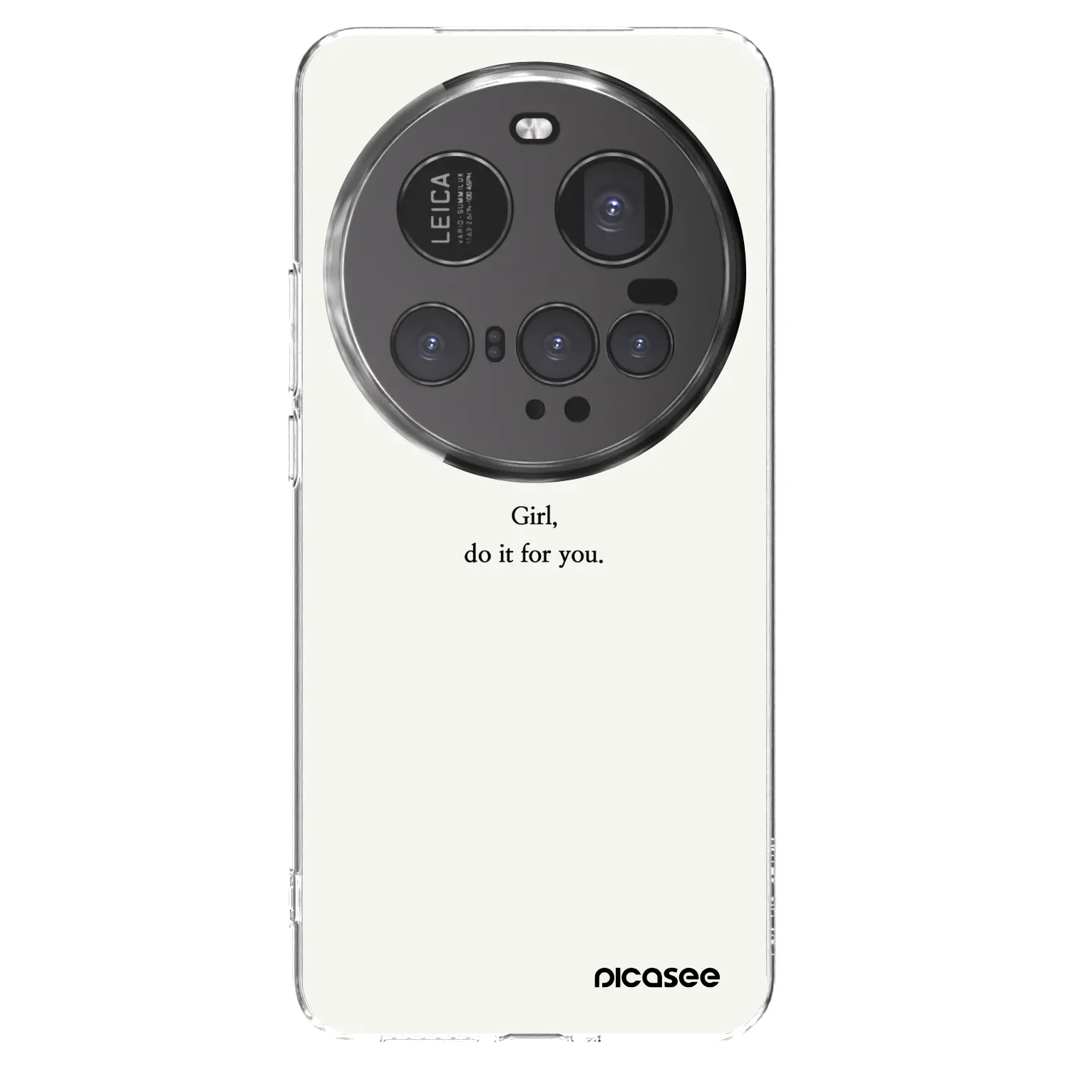 Picasee silikonski prozorni ovitek za Xiaomi 15 Ultra - Girl, do it for you