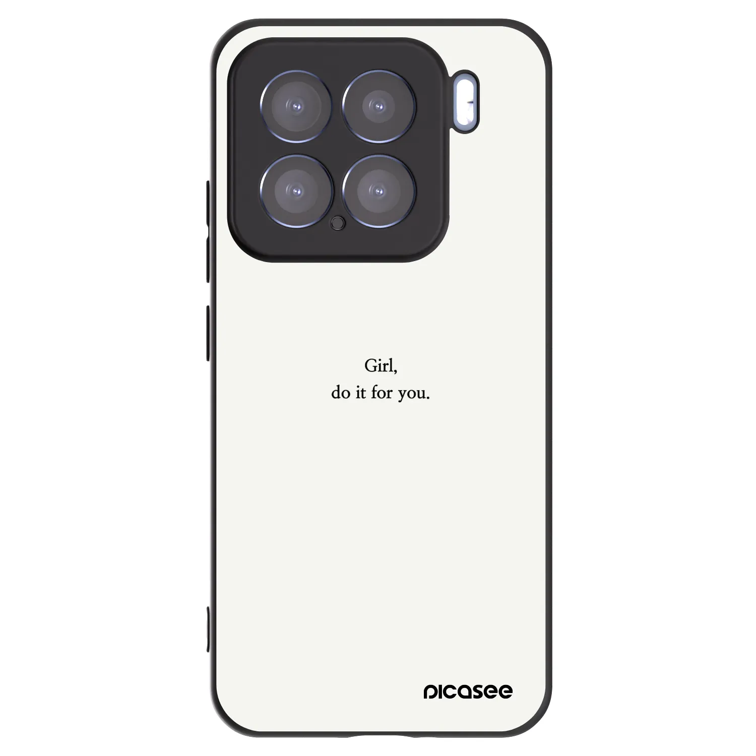 Picasee silikonski črni ovitek za Xiaomi 15 - Girl, do it for you