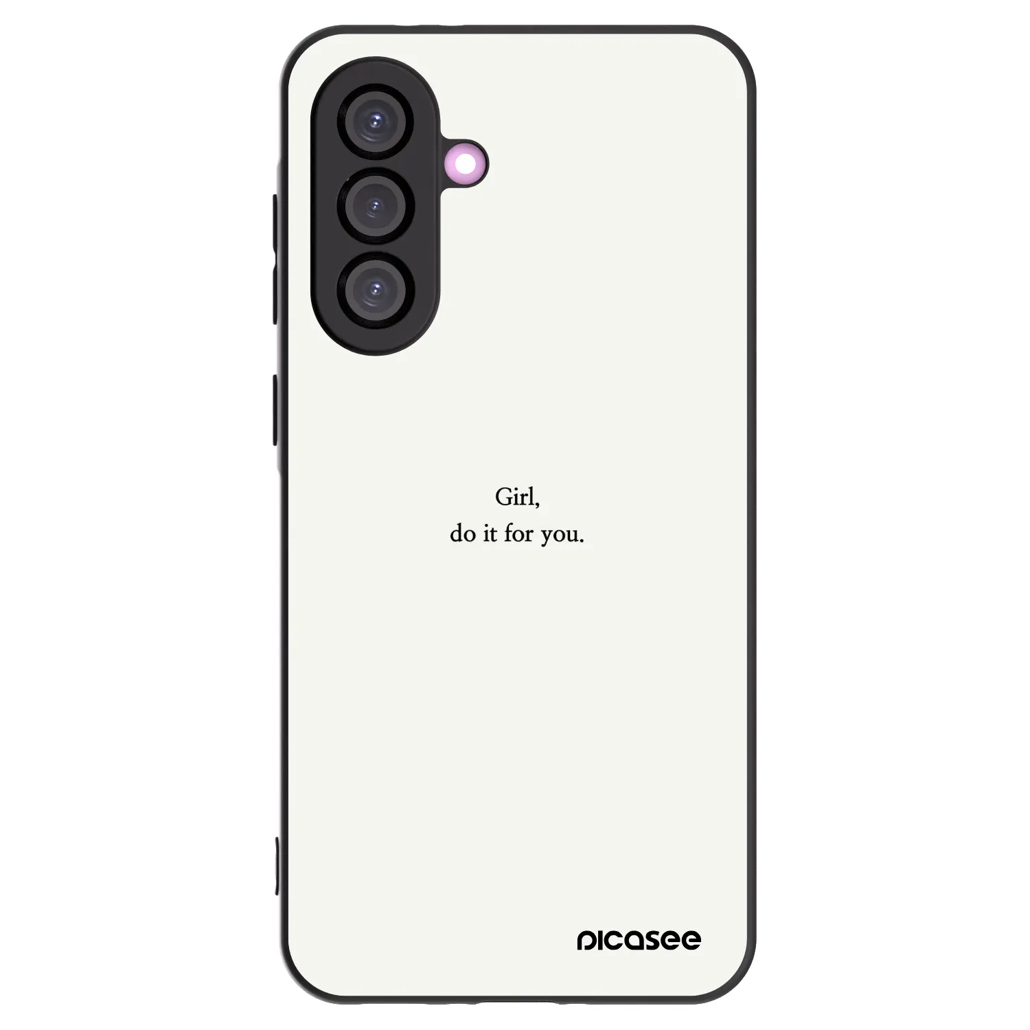 Picasee silikonski črni ovitek za Samsung Galaxy A56 5G A566B - Girl, do it for you