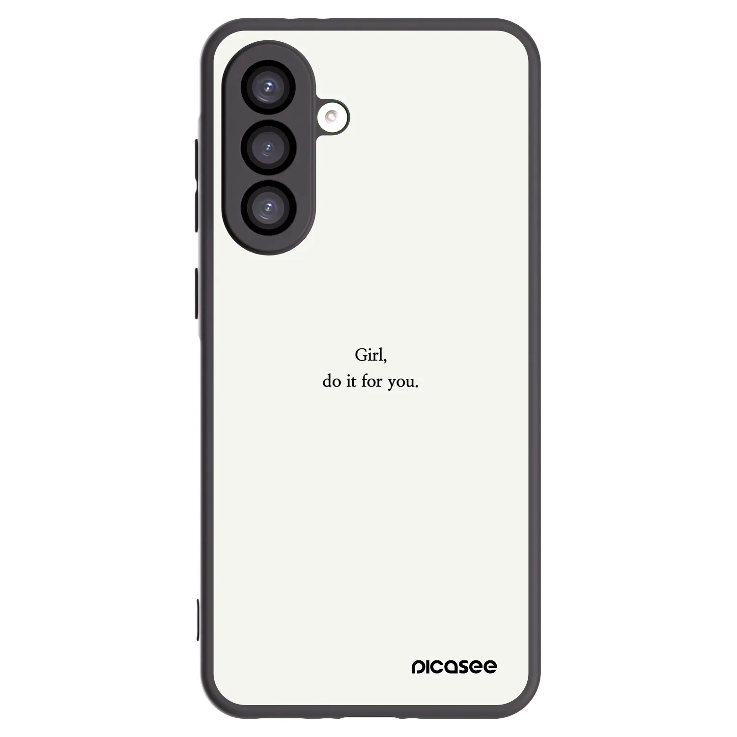 Picasee silikonski črni ovitek za Samsung Galaxy A26 5G A266B - Girl, do it for you
