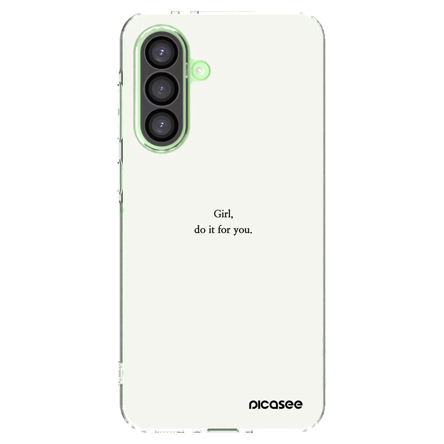 Picasee silikonski prozorni ovitek za Samsung Galaxy A26 5G A266B - Girl, do it for you