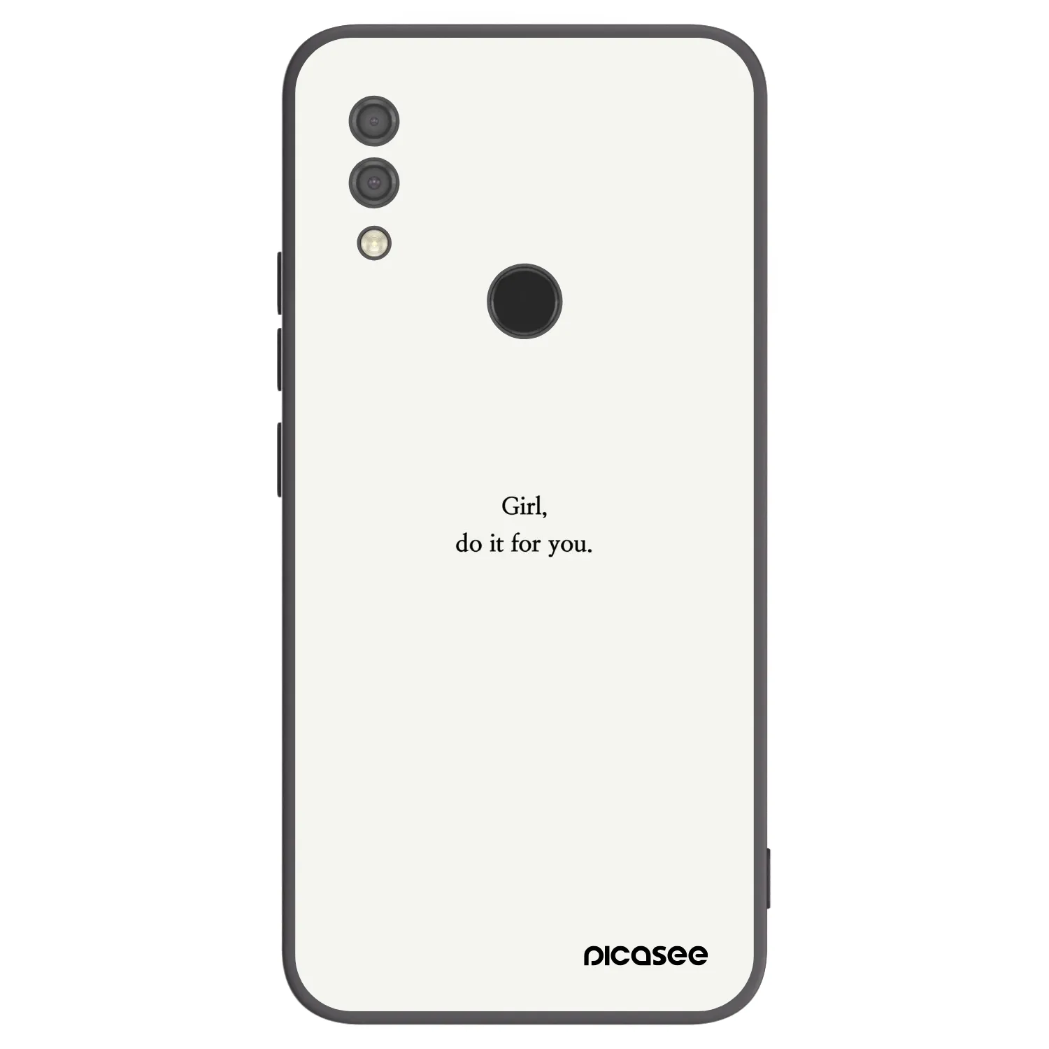 Picasee silikonski črni ovitek za Xiaomi Redmi 7 - Girl, do it for you