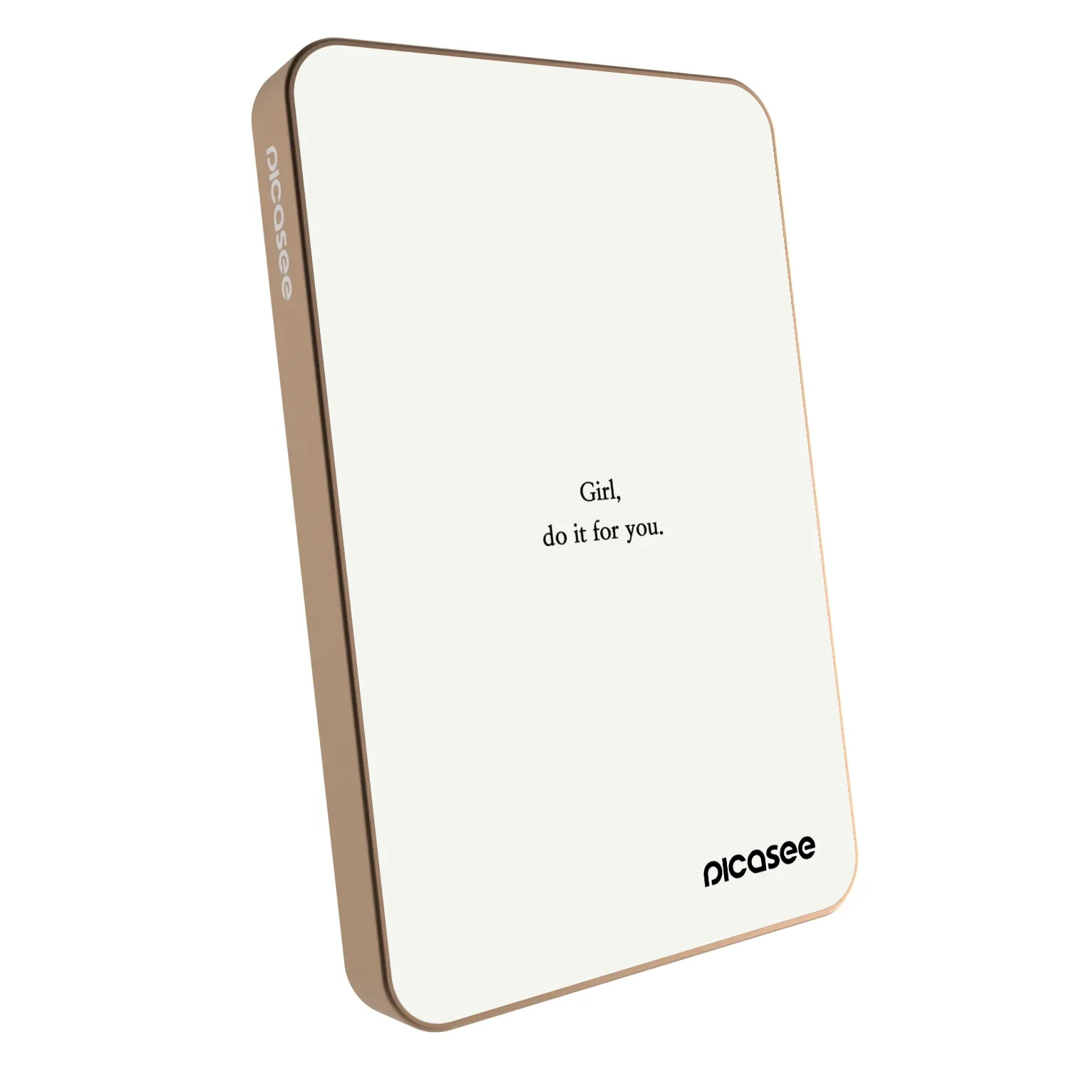 Picasee Prenosna baterija z MagSafe 5 000 mAh Zlati - Girl, do it for you