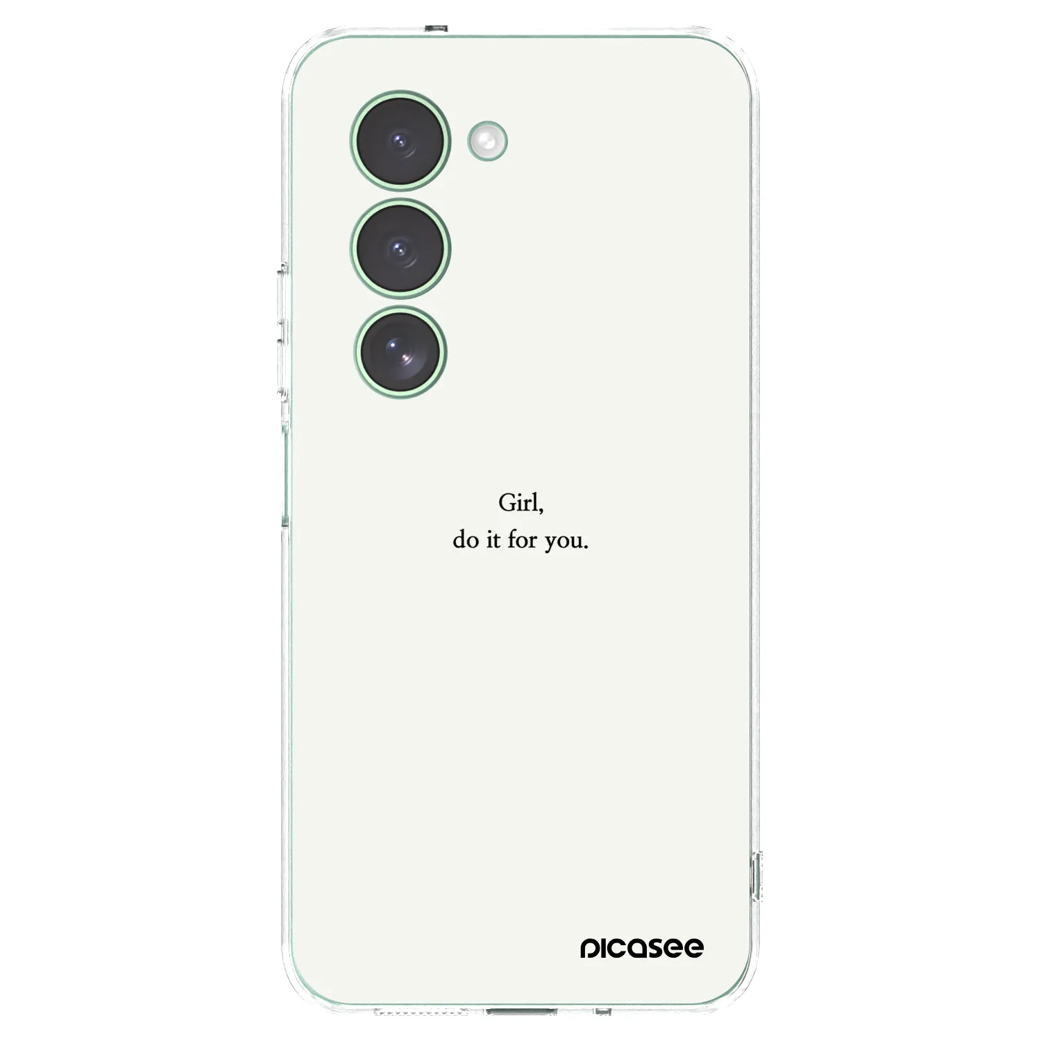Picasee silikonski prozorni ovitek za Xiaomi Redmi 15 5G - Girl, do it for you