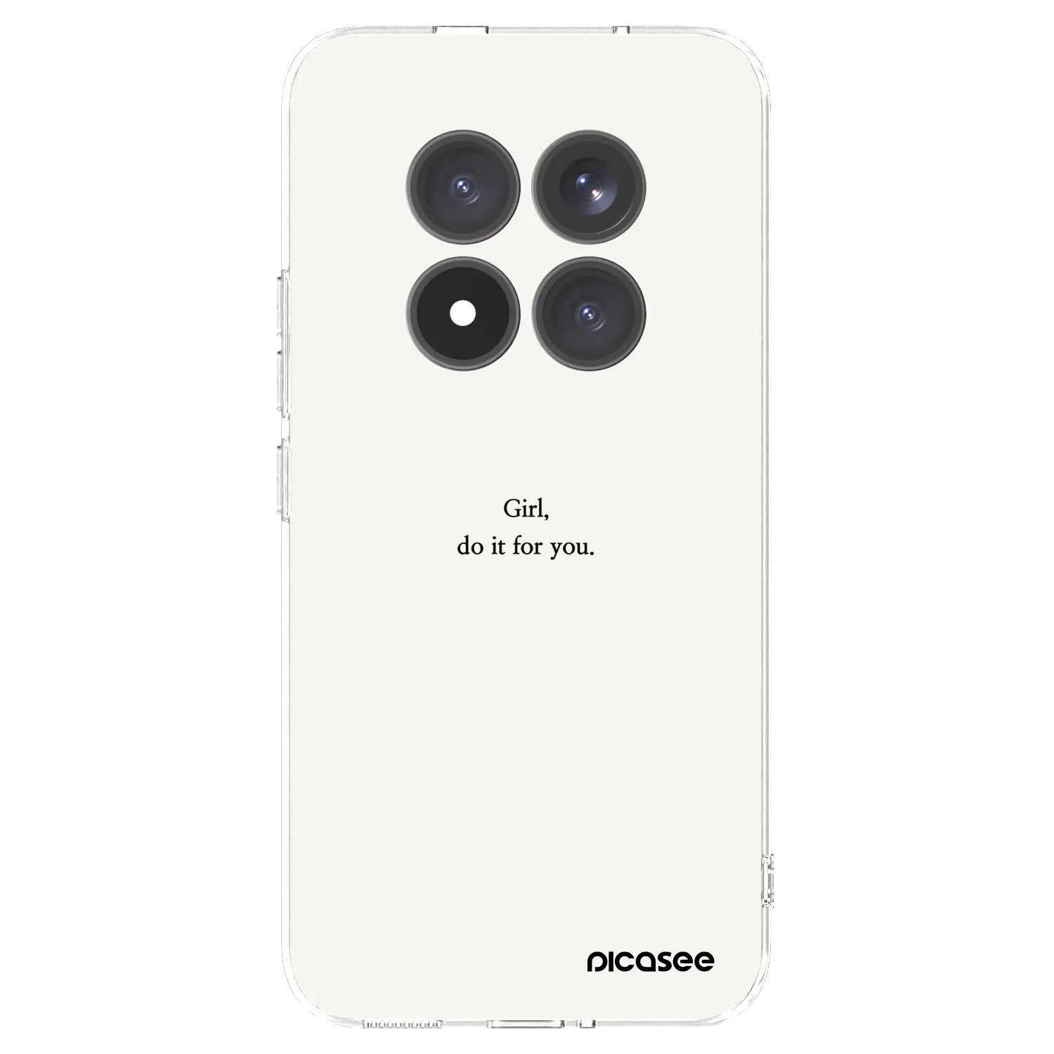 Picasee silikonski prozorni ovitek za Xiaomi Redmi Note 15 Pro+ - Girl, do it for you