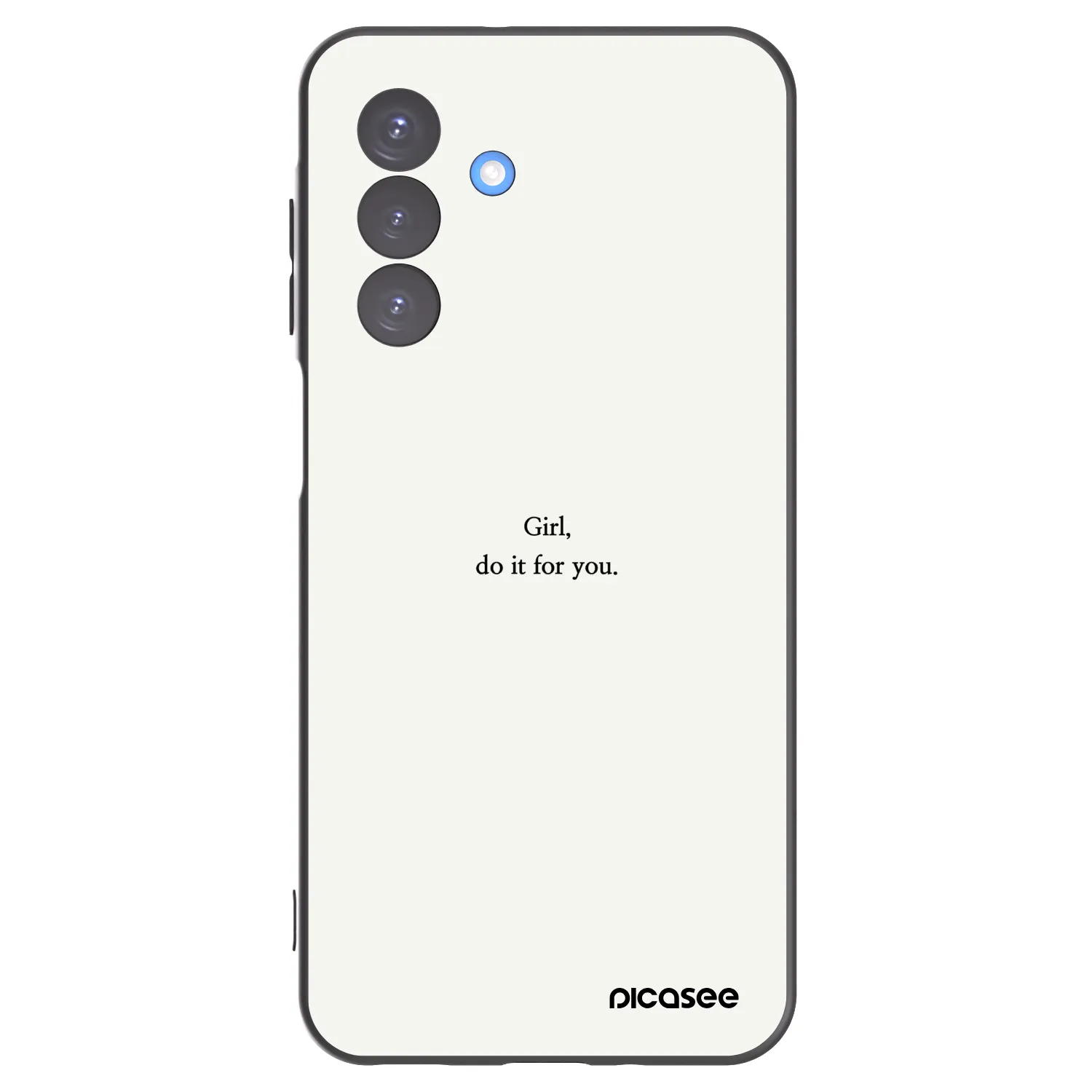 Picasee silikonski črni ovitek za Samsung Galaxy A17 5G - Girl, do it for you