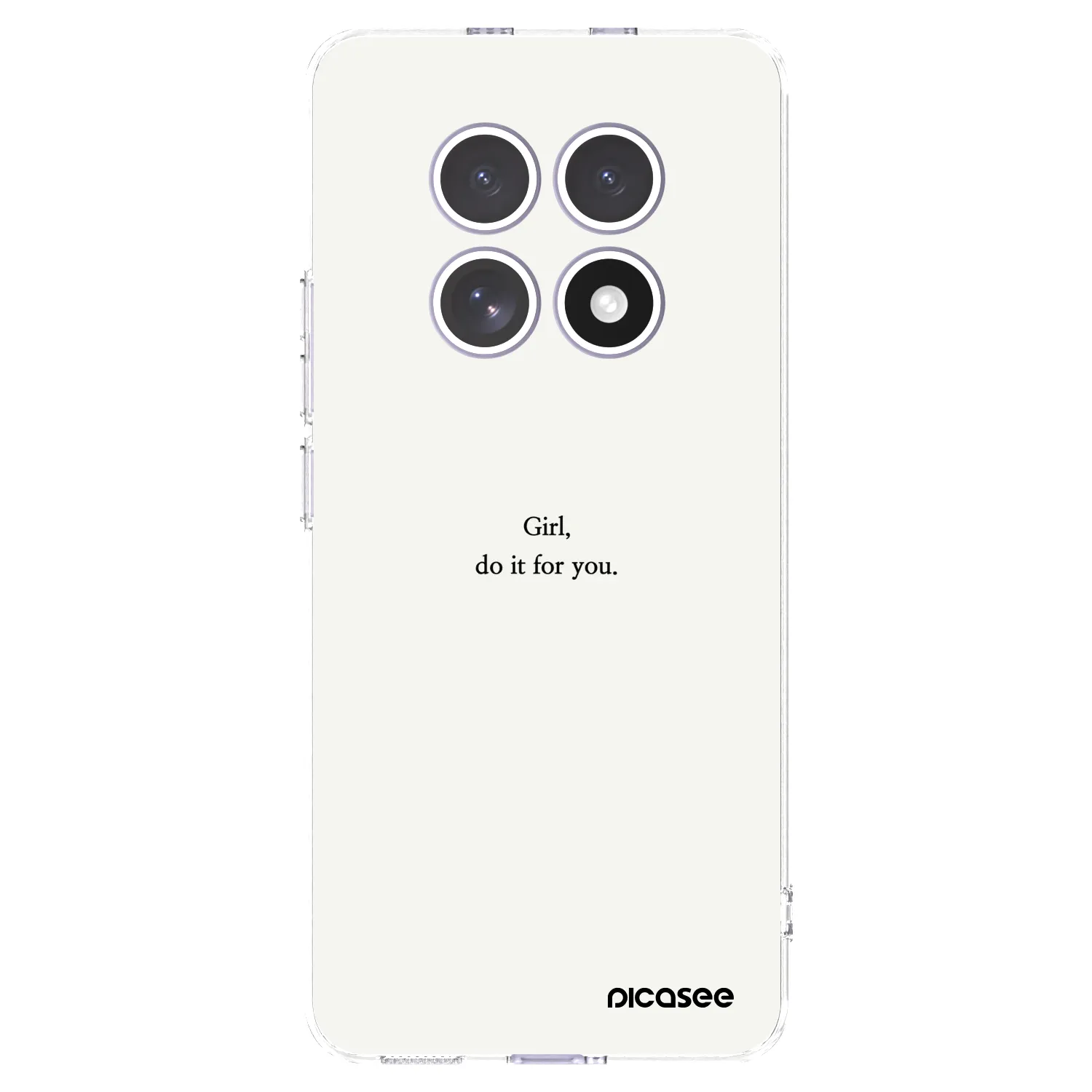 Picasee silikonski prozorni ovitek za Xiaomi Redmi Note 15 - Girl, do it for you