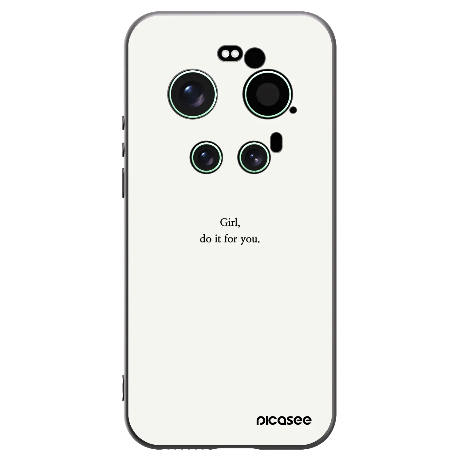 Picasee silikonski črni ovitek za Xiaomi 17 Ultra - Girl, do it for you