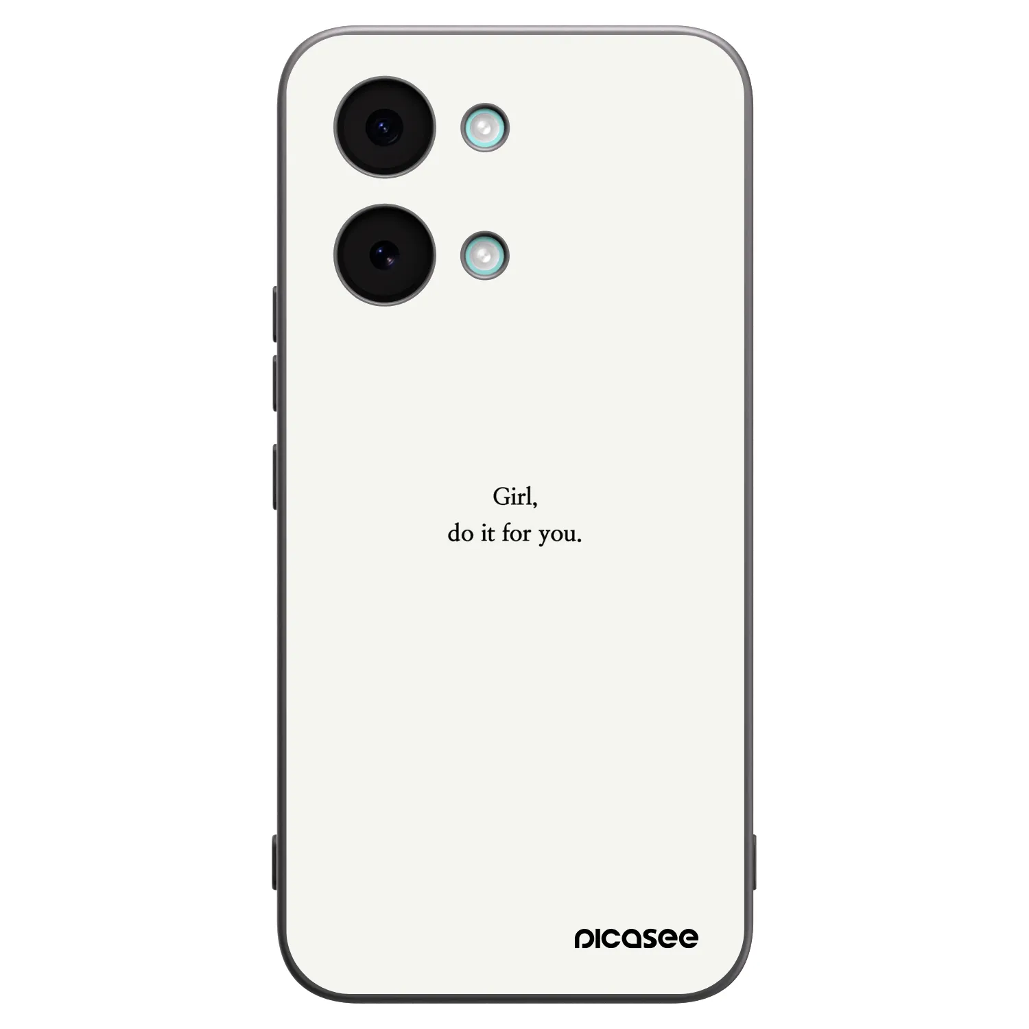 Picasee silikonski črni ovitek za Xiaomi Poco X8 Pro Max - Girl, do it for you