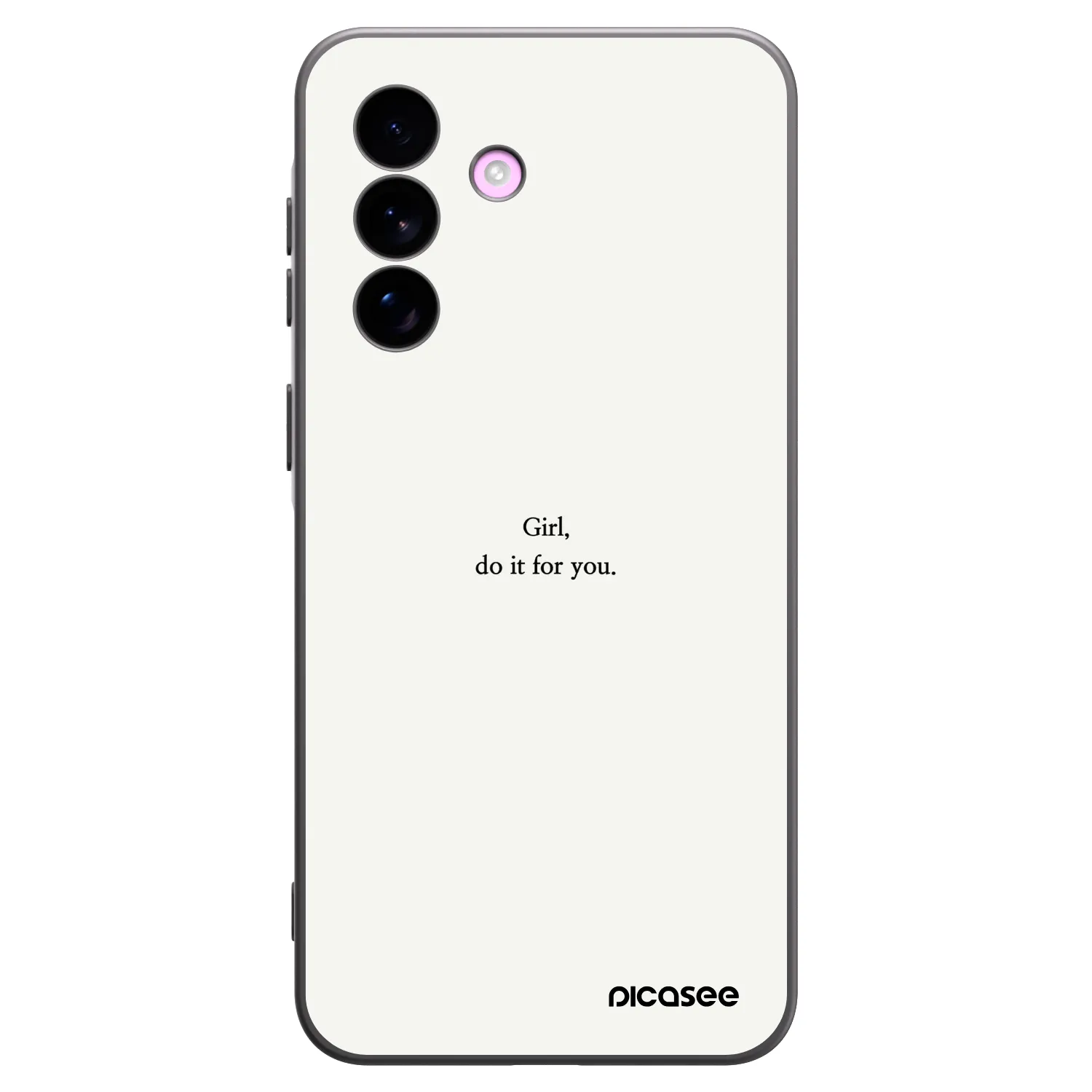 Picasee silikonski črni ovitek za Samsung Galaxy A57 5G - Girl, do it for you