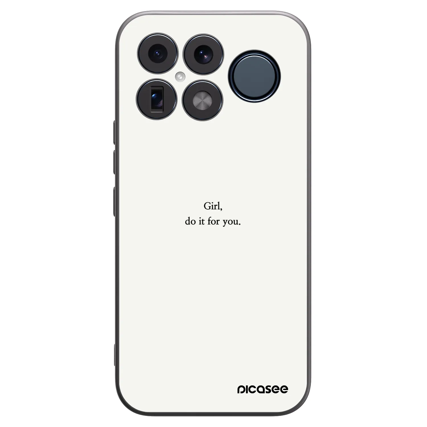 Picasee silikonski črni ovitek za Xiaomi Poco F8 Ultra - Girl, do it for you