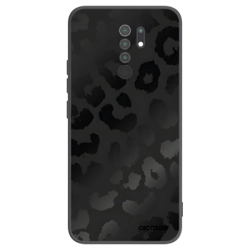 Picasee silikonski črni ovitek za Xiaomi Redmi 9 - Midnight Leopard