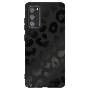 Picasee silikonski črni ovitek za Samsung Galaxy S20 FE - Midnight Leopard