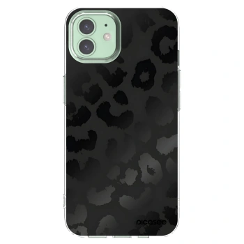 Picasee silikonski prozorni ovitek za Apple iPhone 12 Pro - Midnight Leopard