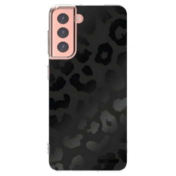 Picasee silikonski prozorni ovitek za Samsung Galaxy S21 5G G991B - Midnight Leopard