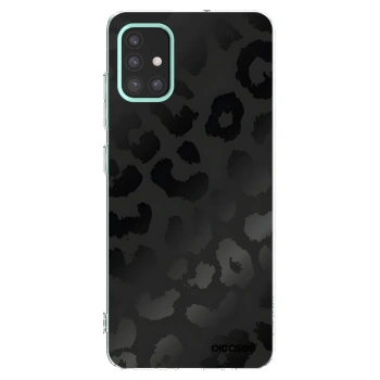 Picasee silikonski prozorni ovitek za Samsung Galaxy M31s - Midnight Leopard